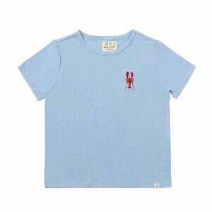 NEW ME & HENRY kid's marine embroidered tee in blue